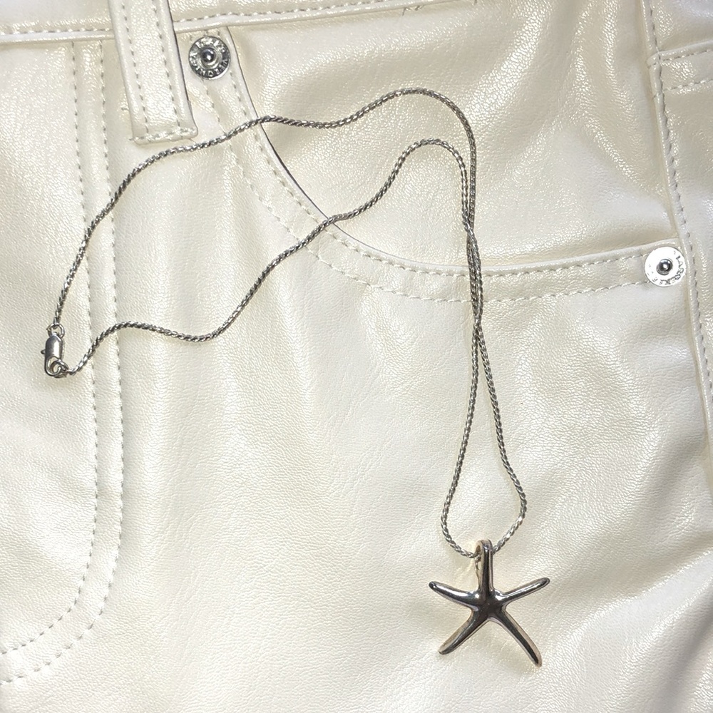 Sterling Silver 925 Starfish Necklace